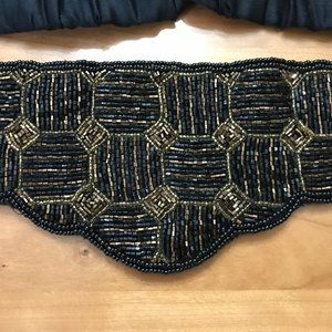 Beaded VTG Lauren Alexandra 34" with Stretch Belt